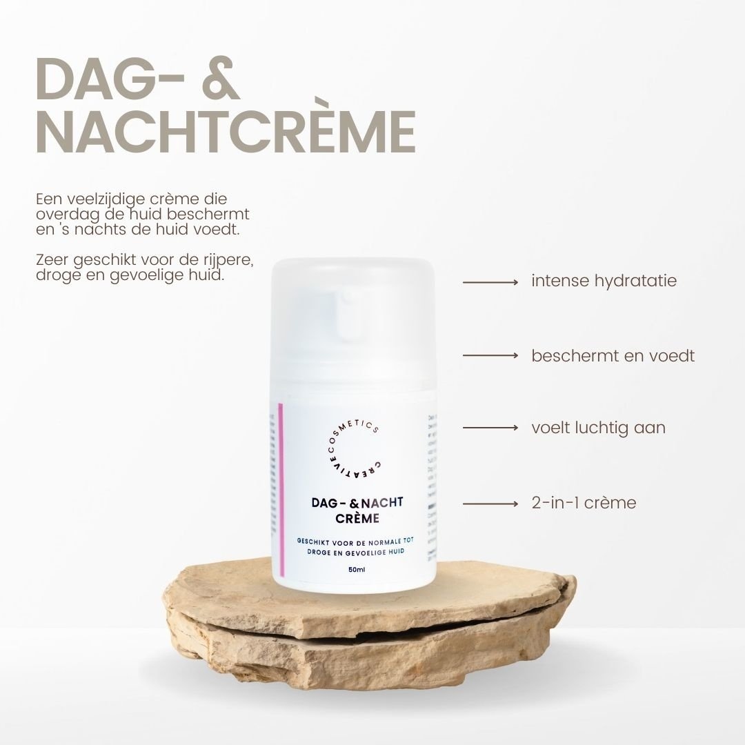Natuurlijke Dag- & Nachtcrème uileg